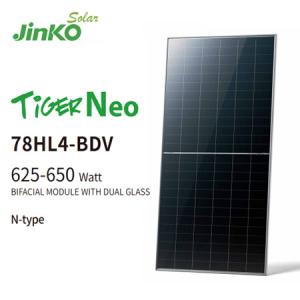 Jinko Solar 78HL4-BDV Tiger Neo 625W-650W