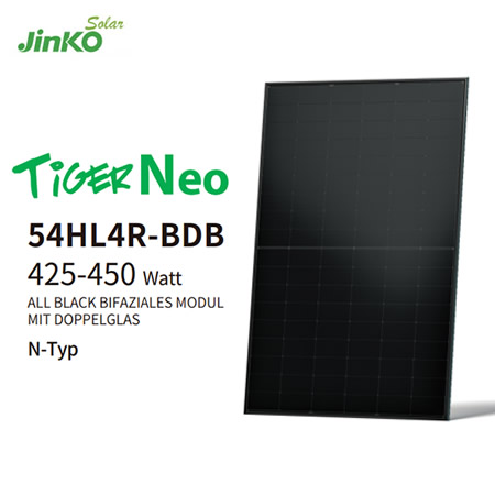 Jinko Solar 54HL4R-BDB Tiger Neo 425W-450W  Jinko Solar 54HL4R-BDB Tiger Neo 425W-450W