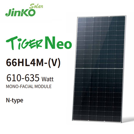 Jinko Solar 66HL4M-(V)  610W 615W 620W 630W 635W