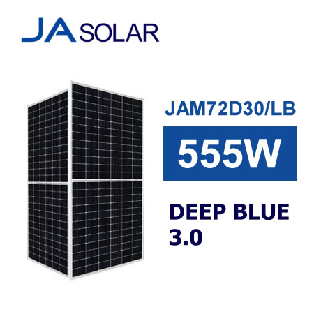Ja Solar JAM72D30-555/LB 555W DEEPBLUE3.0 Solar Module Panel Ja Solar JAM72D30-555/LB 555W DEEPBLUE3.0 Solar Module Panel