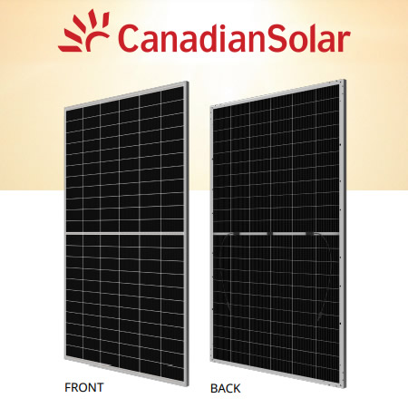 Canadian Solar 605W N-type Bifacial TOPCon Solar Panels Canadian Solar 605W N-type Bifacial TOPCon Solar Panels